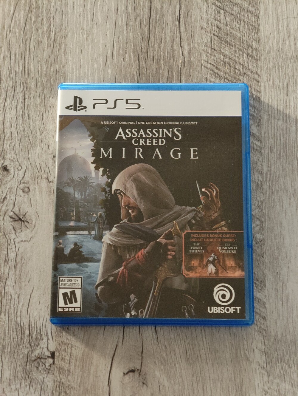 Assassin's Creed Mirage (PS5) – – Black & Brown Cover